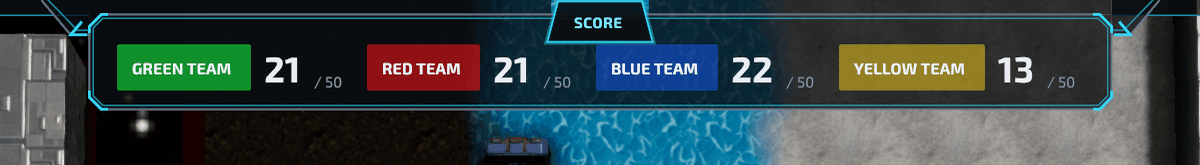 TEAM DEATHMATCH objective HUD